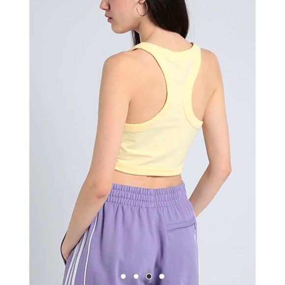 ADIDAS ORIGINALS ADICOLOR CLASSICS 3 STRIPES SHORT TANK TOP Small - Picture 3 of 6